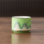 Hand-painted Ceramic Cup Thousand-li Landscape Creative Gift Tea Set Tea Cup