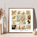 Baby Commemorative Frame Custom Photo Set Custom Painting