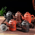 Purple Sand Teapot Stainless Steel Filter Teapot Large Capacity Scented Tea