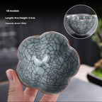 Ge Kiln Ice Cracks Kung Fu Teacup Tasting Tea Bowl-22