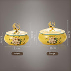 Office Ashtray With Lid Windproof Fly Ash