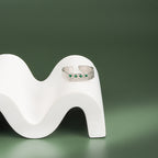 Niche Fold Texture Ring Irregular Ring Female Ring