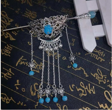 Long Tassel Top Clip Step Shake Ancient Costume Classical Accessories Hairpin