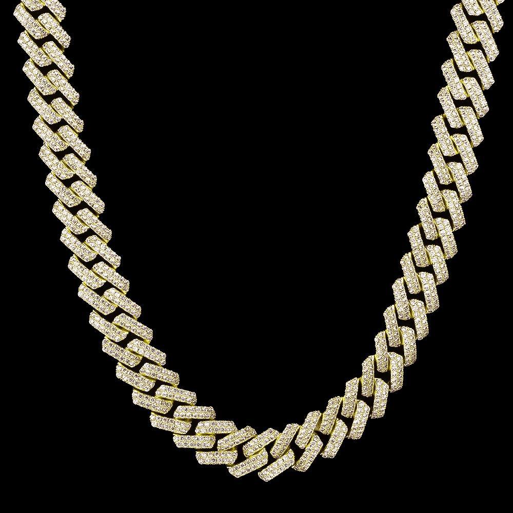 luxurious Iced Out Diamond Prong Link Cuban Choker Chain in 14K GoldBest Seller Attention!
Dopeplus luxurious Iced Out Diamond Prong Link Cuban Choker features an impeccable quality. VVS diamonds that shine from all angles which testNecklacesNecklacesdopeplusDOPEPLUS.COM